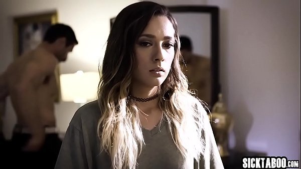 Bad uncle fucks a sexy brunette babe